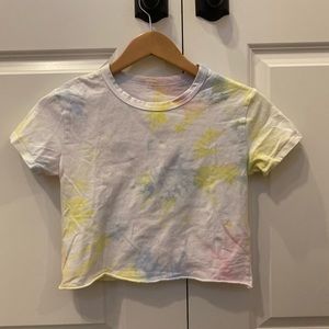 Tye dye cropped top